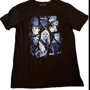 The Dragon Prince Shattered Mirror Netflix t shirt Size Medium NWOT
